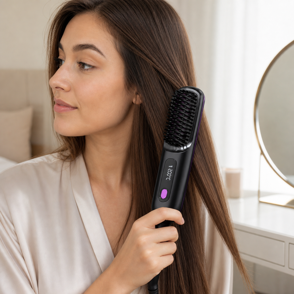 Hair Straightening Brush