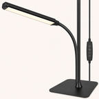 Close-up of the rectangular LED head and flexible gooseneck