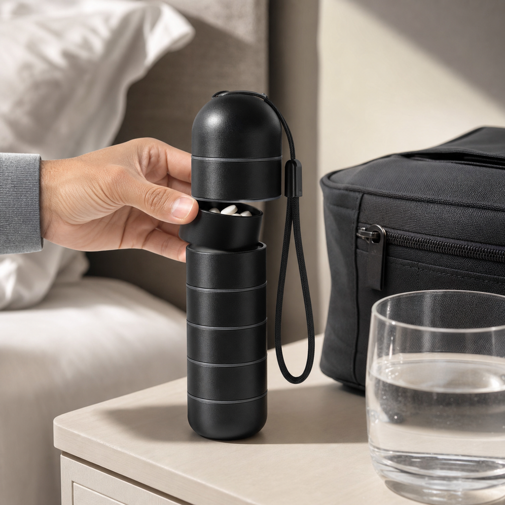 Ovnus WeekVault 7-Day Aluminum Pill Organizer