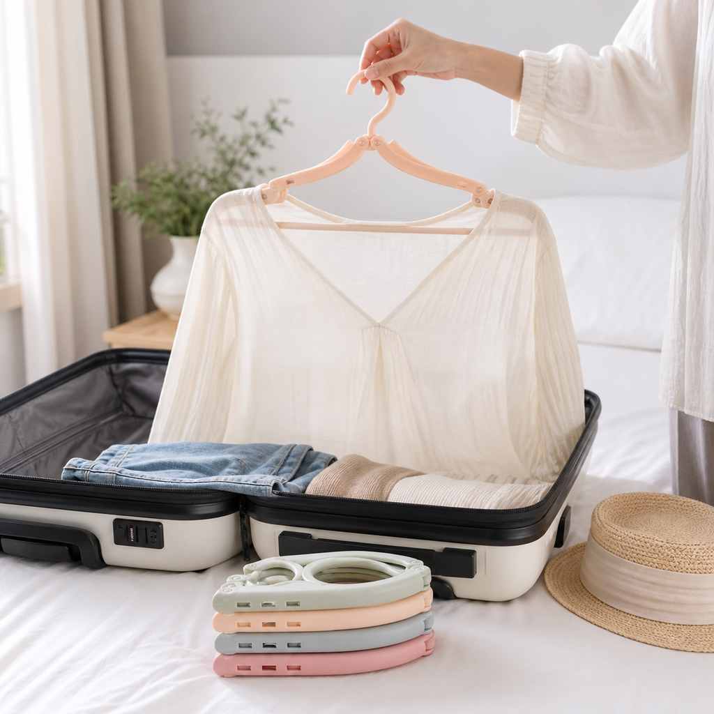 Foldable Travel Clothes Hangers