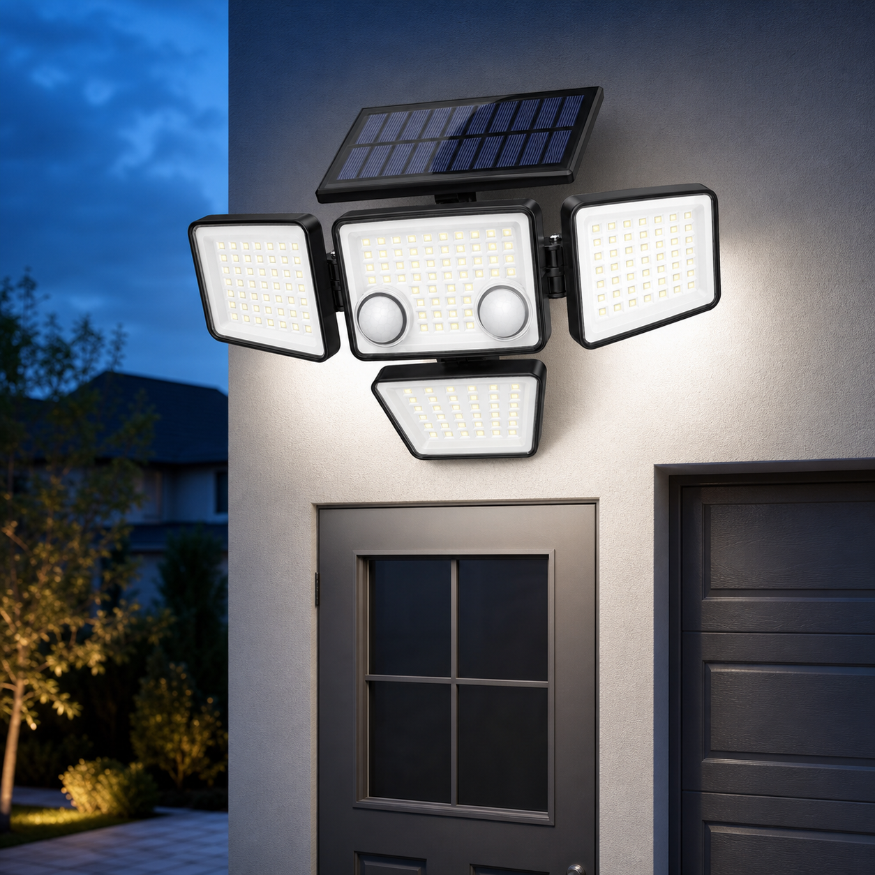 Solar Motion Sensor Outdoor Lights