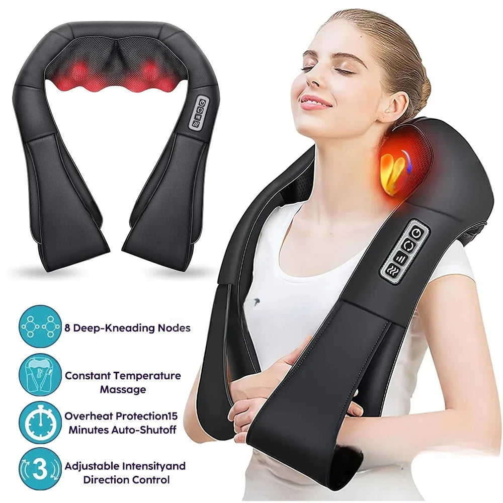 Shiatsu Neck and Shoulder Massager with Heat