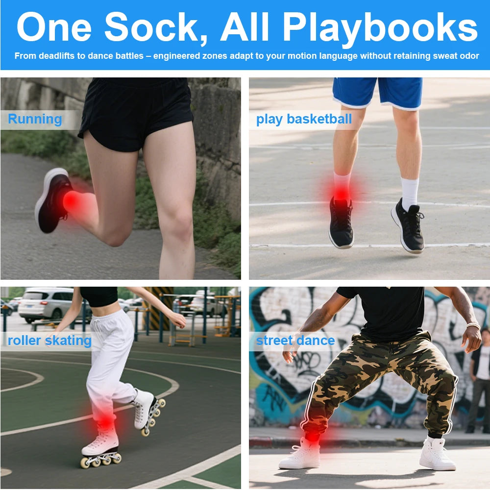 Ankle support sleeves for everyday and active use