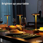 Bedside touch lamp brightness control