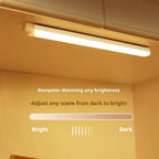 Rechargeable cabinet light size options
