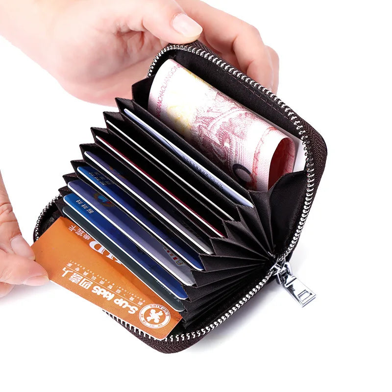 Minimalist card holder with exterior card slots