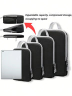 Folded packing cube set