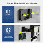 Outdoor solar light illuminating a yard