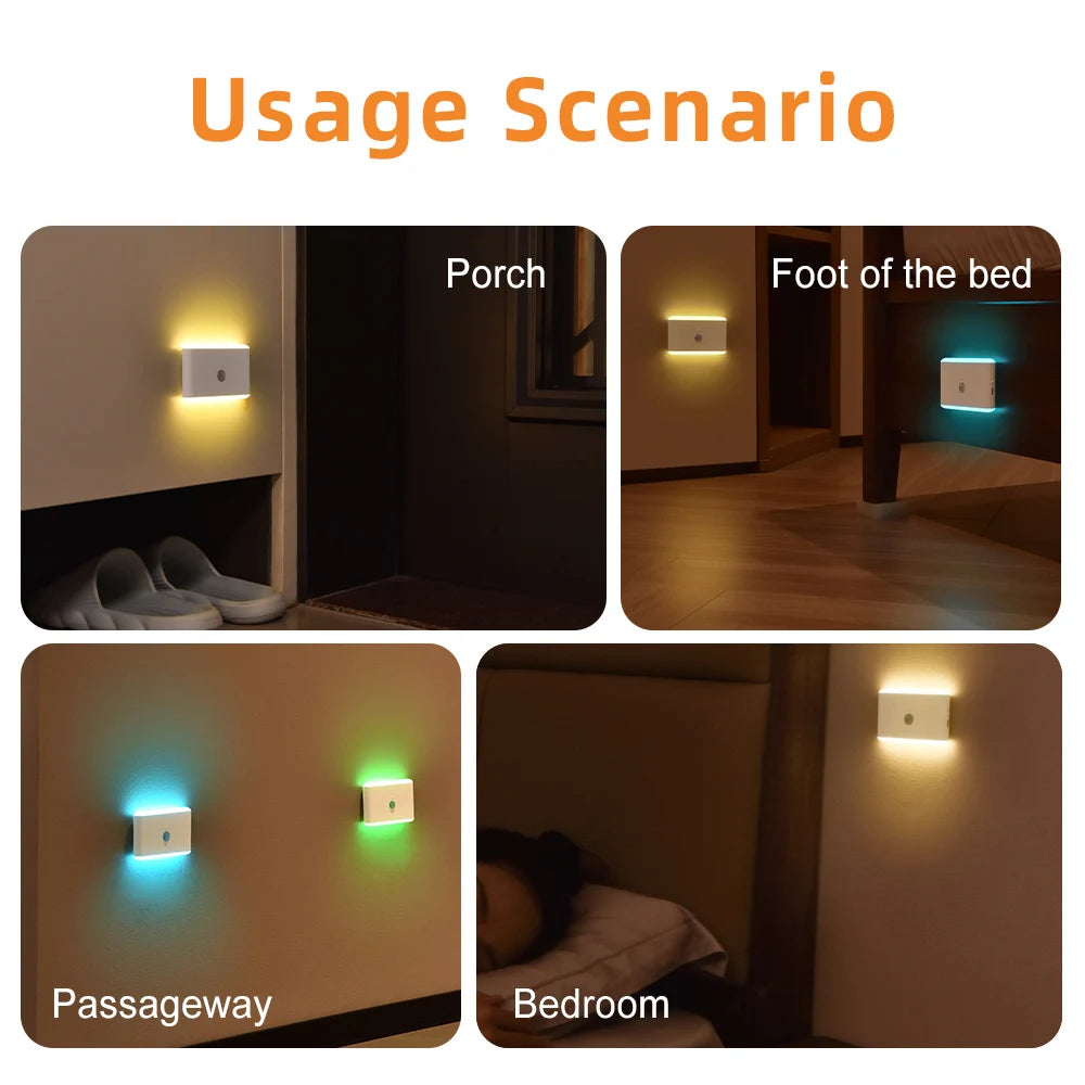 Portable night lamp Type-C charging detail