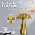 Touch control rechargeable bedside lamp