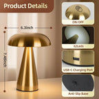 Portable table lamp used on a dining table