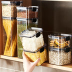 Airtight food storage container size options