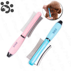 Double-sided grooming brush for dogs and cats