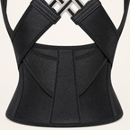 Close-up of the adjustable waist support panel