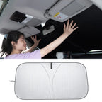 Foldable car windshield sun shade