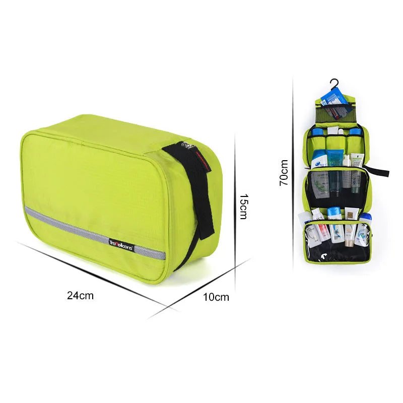 Hanging toiletry bag color options