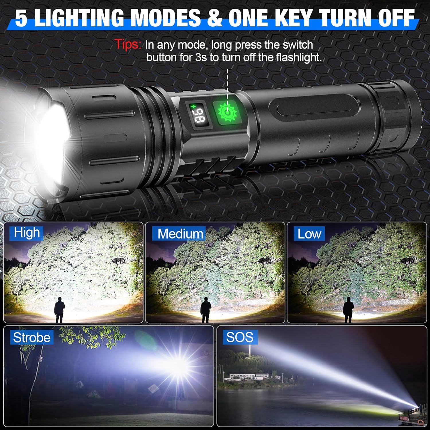 Extremely Bright Flashlight — product view 3